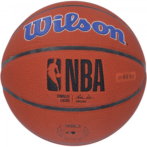 Klay Thompson & Jonathan Kuminga Golden State Warriors Autographed Fanatics Authentic Wilson Team Logo Basketball