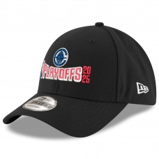Бейсболка LA Clippers New Era Black 2025 NBA Playoffs 9FORTY