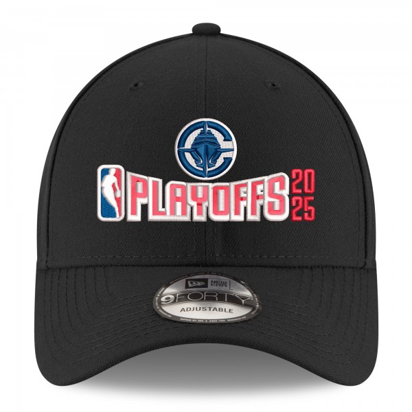 Бейсболка LA Clippers New Era Black 2025 NBA Playoffs 9FORTY