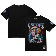 New York Yankees Derek Jeter Black 2000 World Series MVP Collage T-Shirt