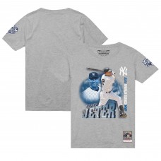 New York Yankees Derek Jeter Heather Gray 2000 Subway Series MVP T-Shirt