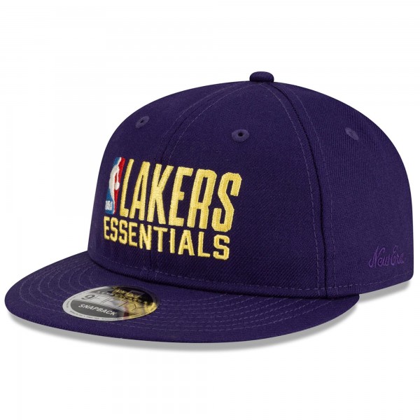 Бейсболка Unisex Los Angeles Lakers Fear of God Purple Essentials 9FIFTY Snapback