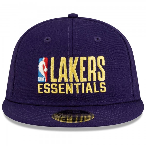 Бейсболка Unisex Los Angeles Lakers Fear of God Purple Essentials 9FIFTY Snapback