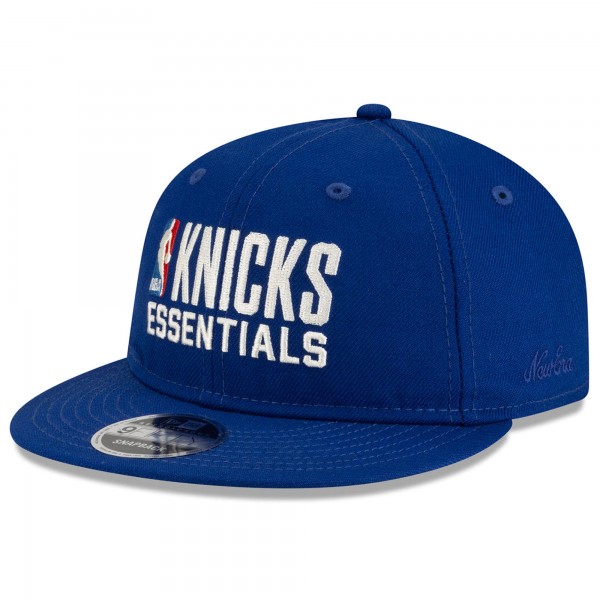 Бейсболка Unisex New York Knicks Fear of God Blue Essentials 9FIFTY Snapback