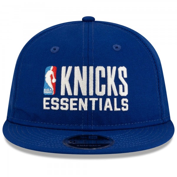 Бейсболка Unisex New York Knicks Fear of God Blue Essentials 9FIFTY Snapback