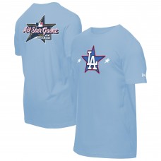 Los Angeles Dodgers New Era Light Blue 2025 MLB All-Star Game Workout T-Shirt