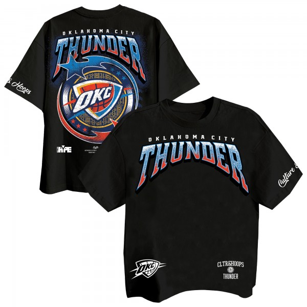 Футболка Oklahoma City Thunder Two Hype Black Drip & Dime Collection Premium