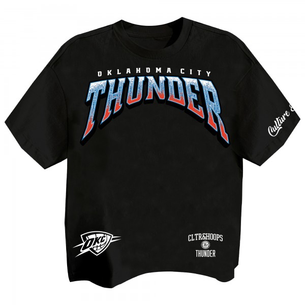 Футболка Oklahoma City Thunder Two Hype Black Drip & Dime Collection Premium