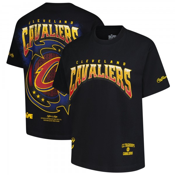 Cleveland Cavaliers Two Hype Black Drip & Dime Collection Premium T-Shirt