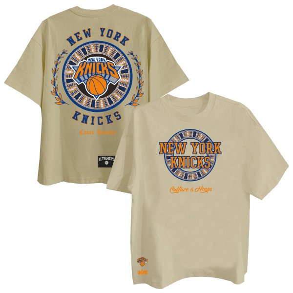 New York Knicks Two Hype Khaki Worldwide Collection Premium T-Shirt