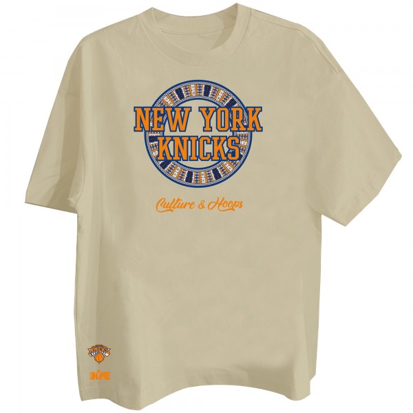 New York Knicks Two Hype Khaki Worldwide Collection Premium T-Shirt
