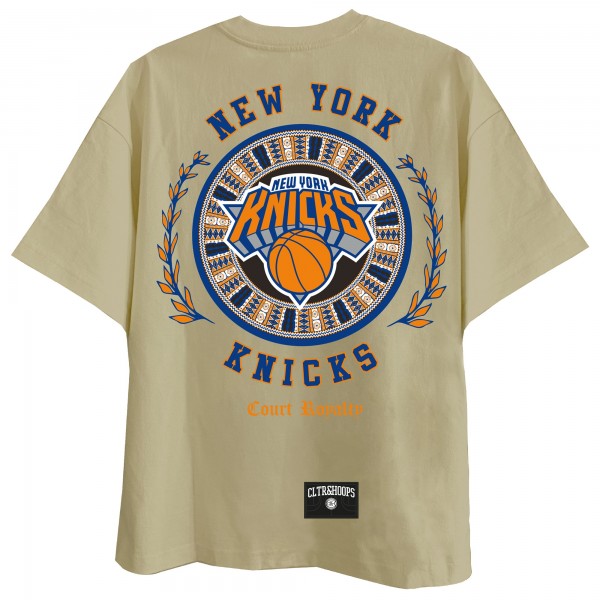 New York Knicks Two Hype Khaki Worldwide Collection Premium T-Shirt