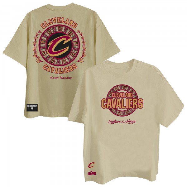 Cleveland Cavaliers Two Hype Khaki Worldwide Collection Premium T-Shirt