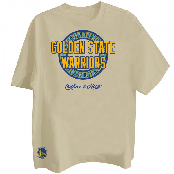 Golden State Warriors Two Hype Khaki Worldwide Collection Premium T-Shirt