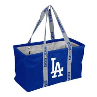 Los Angeles Dodgers Logo Brands Picnic Caddy with Wordmark Strap