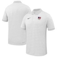 Поло Team USA Nike Team Victory Stripe - White