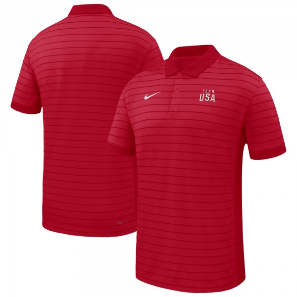 Поло Team USA Nike Team Victory Stripe - Red