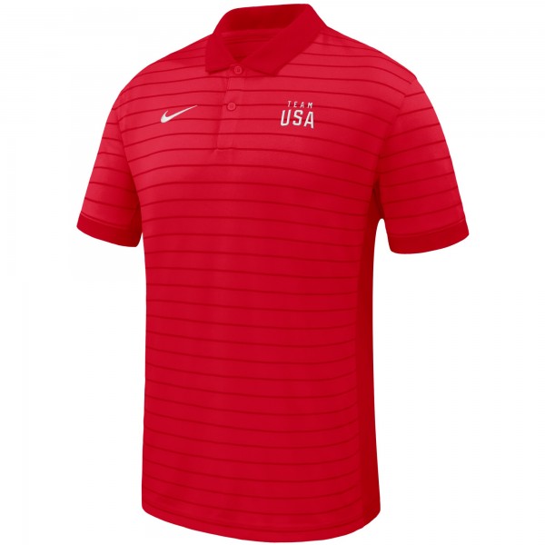 Поло Team USA Nike Team Victory Stripe - Red