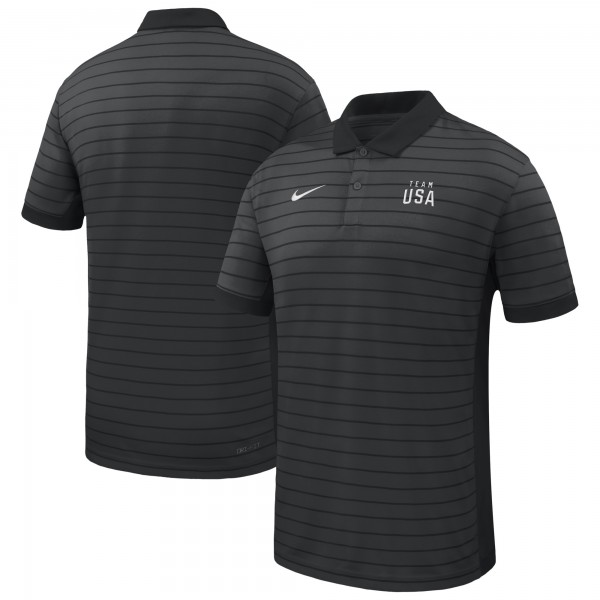 Поло Team USA Nike Team Victory Stripe - Black