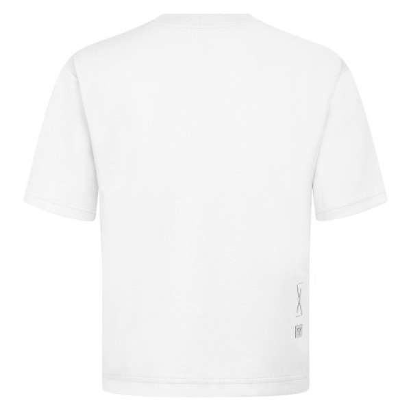 Los Angeles Dodgers Levelwear White Ethereal Oversized Luxe Signature Knit T-Shirt