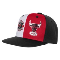 Подростковая Chicago Bulls Mitchell & Ness Black 20th Anniversary Duo Front Snapback Hat