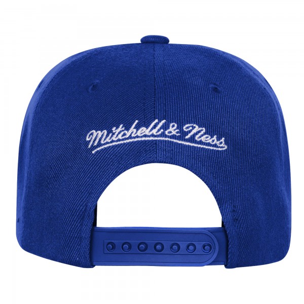 Подростковая New York Knicks Mitchell & Ness Blue 50th Anniversary Duo Front Snapback Hat