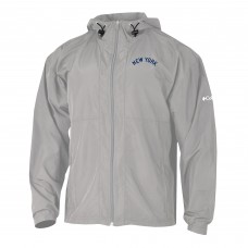 New York Yankees Columbia Gray The Prodigy Full-Zip Windbreaker