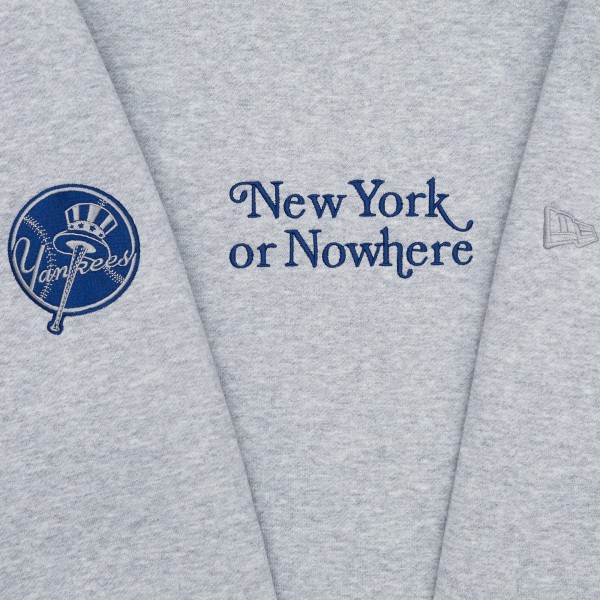 Кофта New York Yankees New York or Nowhere x New Era Heather Gray It Will Always Be
