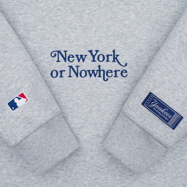 Кофта New York Yankees New York or Nowhere x New Era Heather Gray It Will Always Be