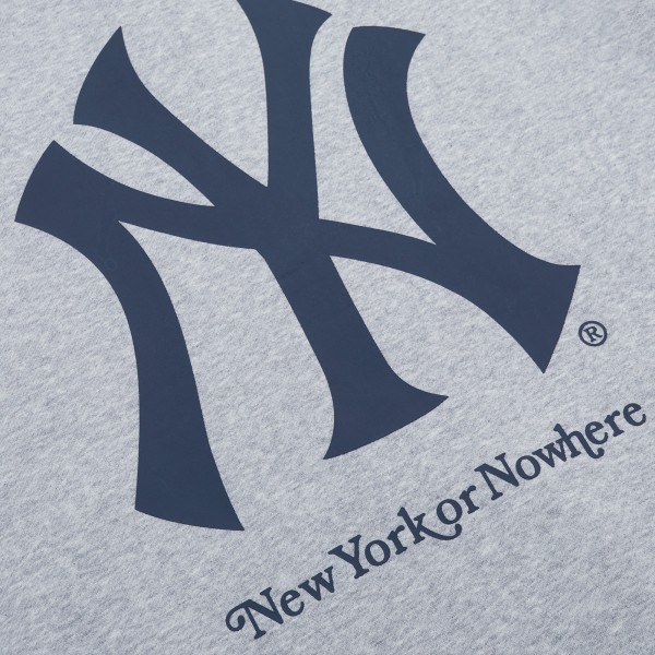 Толстовка на молнии New York Yankees New York or Nowhere x New Era Heather Gray