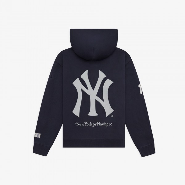 Толстовка на молнии New York Yankees New York or Nowhere x New Era Black
