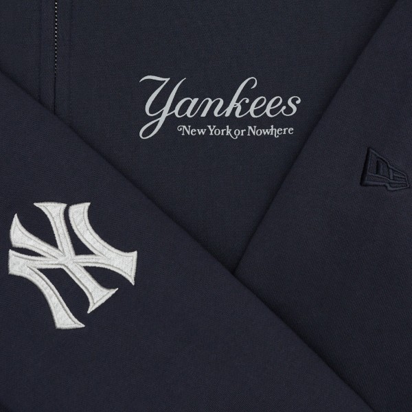 Толстовка на молнии New York Yankees New York or Nowhere x New Era Black