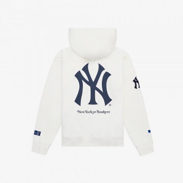 Толстовка на молнии New York Yankees New York or Nowhere x New Era White