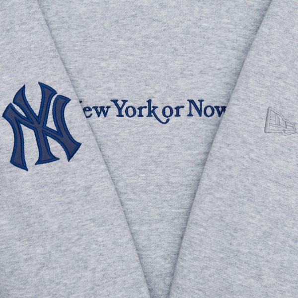 Толстовка New York Yankees New York or Nowhere x New Era Heather Gray