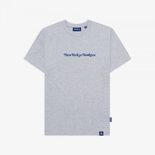 New York Yankees New York or Nowhere x New Era Heather Gray Signature T-Shirt