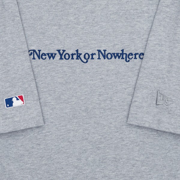 New York Yankees New York or Nowhere x New Era Heather Gray Signature T-Shirt