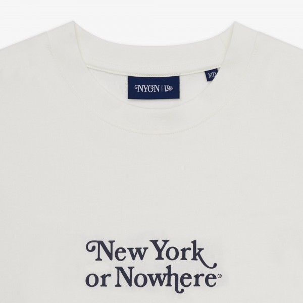 New York Yankees New York or Nowhere x New Era White Motto T-Shirt
