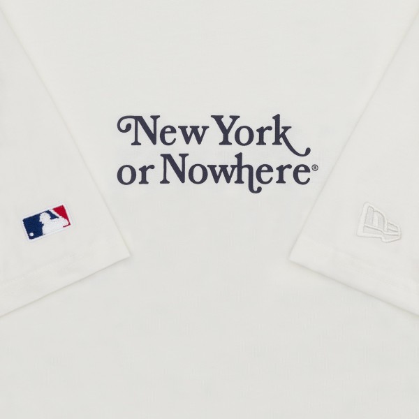 New York Yankees New York or Nowhere x New Era White Motto T-Shirt