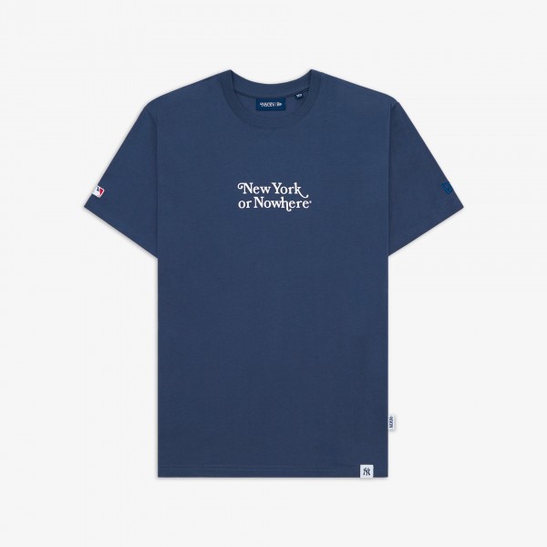 New York Yankees New York or Nowhere x New Era Navy Motto T-Shirt