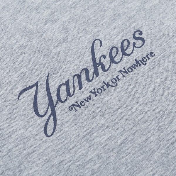 New York Yankees New York or Nowhere x New Era Heather Gray Script T-Shirt