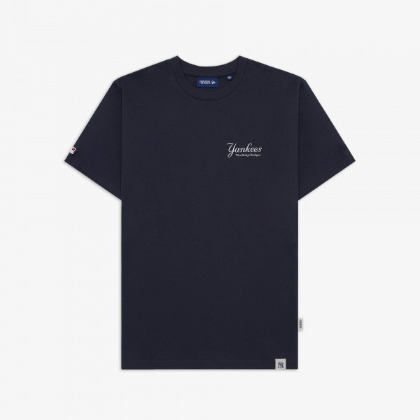New York Yankees New York or Nowhere x New Era Black Script T-Shirt