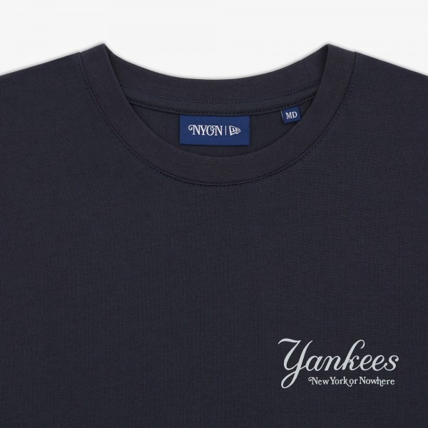 New York Yankees New York or Nowhere x New Era Black Script T-Shirt