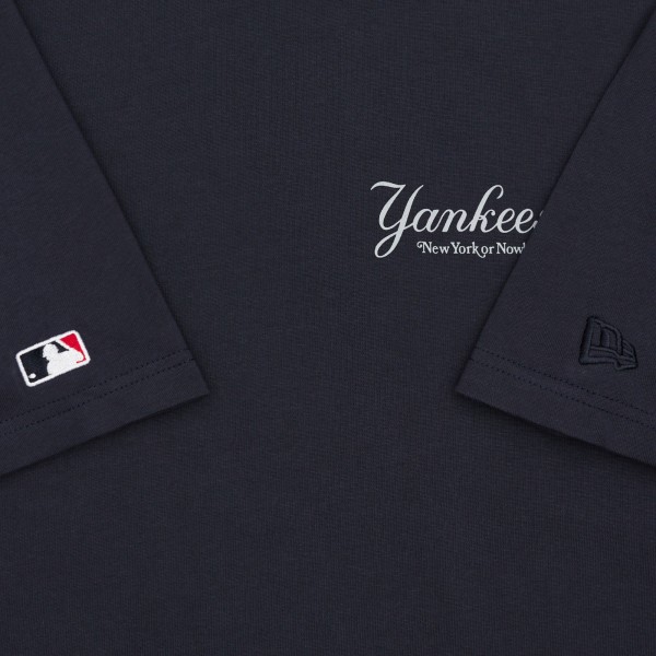 New York Yankees New York or Nowhere x New Era Black Script T-Shirt