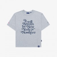 New York Yankees New York or Nowhere x New Era Heather Gray Relaxed Motto T-Shirt