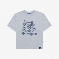 New York Yankees New York or Nowhere x New Era Heather Gray Relaxed Motto T-Shirt