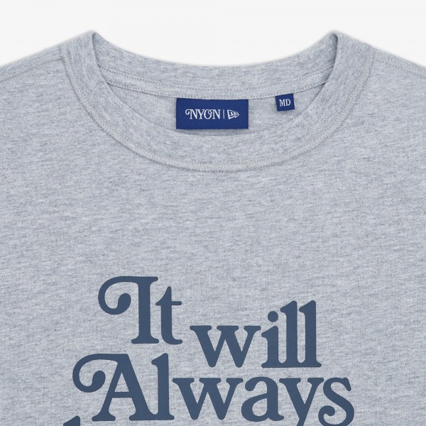 New York Yankees New York or Nowhere x New Era Heather Gray Relaxed Motto T-Shirt