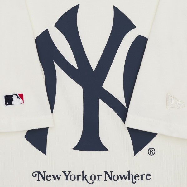 New York Yankees New York or Nowhere x New Era White Relaxed Logo T-Shirt