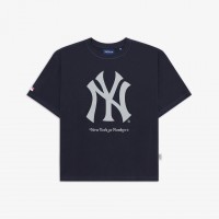 New York Yankees New York or Nowhere x New Era Black Relaxed Logo T-Shirt