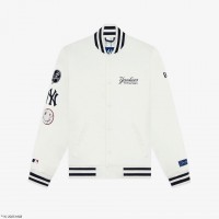 New York Yankees New York or Nowhere x New Era White Full-Snap Jacket