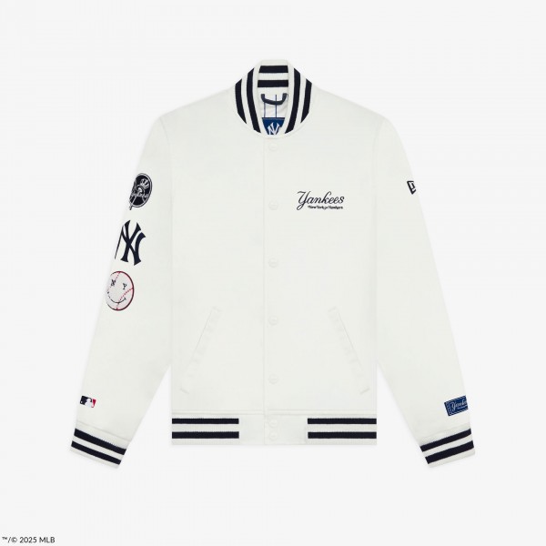 New York Yankees New York or Nowhere x New Era White Full-Snap Jacket